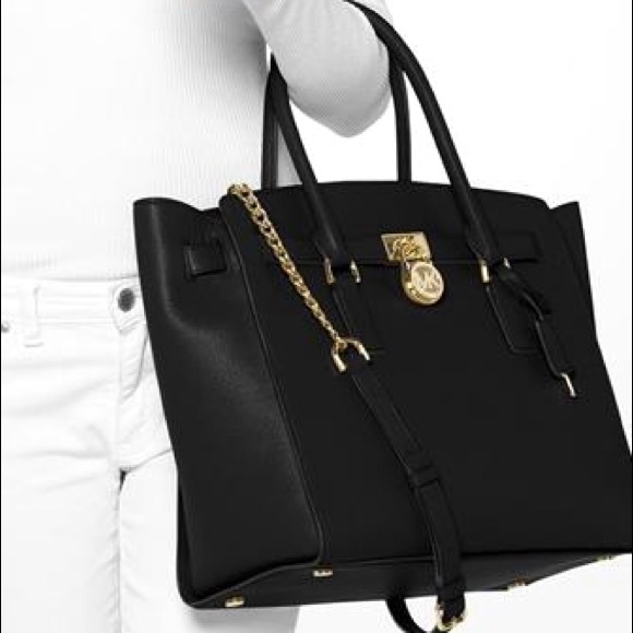 Michael Kors Black Hamilton Tote - Picture 2 of 6